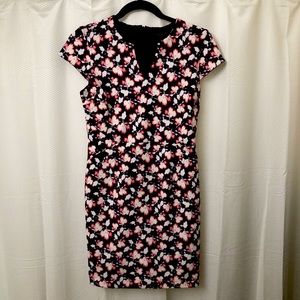Banana Republic Floral Bodycon Dress Fits like 0 or 2!
